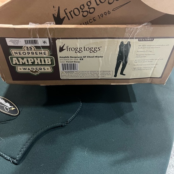 FROGG TOGGS AMPHIB NEOPRENE SF CHEST WADERS SIZE 2XL - Picture 5 of 5